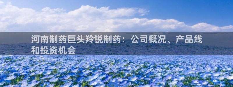 老哥俱乐部是干什么的啊：河南制药巨头羚锐制药：公司概况、产品线
和投资机会
